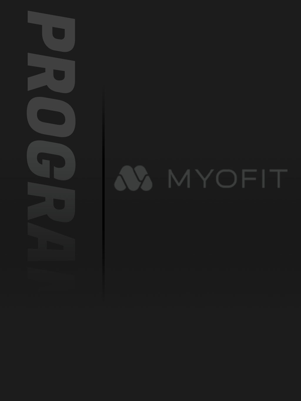 Myofit Web App
